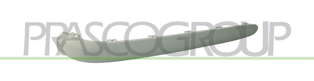 REAR BUMPER MOLDING-RIGHT-WITHOUT CHROME PROFILE-WITHOUT HOLES