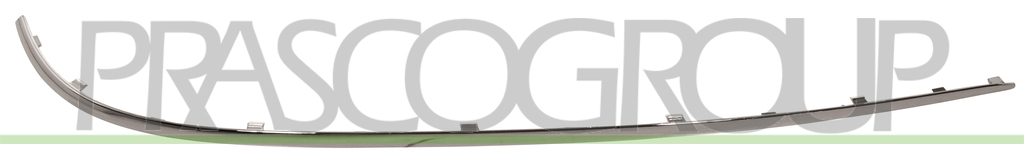 REAR BUMPER MOLDING-RIGHT-CHROME