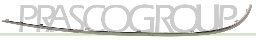 REAR BUMPER MOLDING LEFT-CHROME