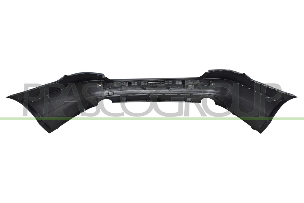 REAR BUMPER-PRIMED-WITH PDC HOLES+SENSOR HOLDERS-WITH TOW HOOK COVER