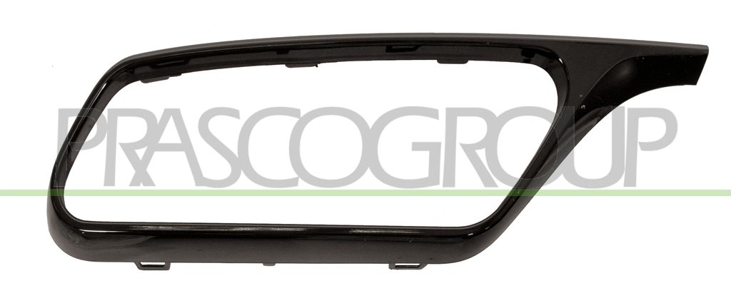 BANDEAU GAUCHE DE PARE-CHOCS ARRIERE PEINTE NOIR - MOD. E63 AMG