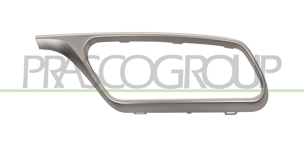 BANDEAU DROIT DE PARE-CHOCS ARRIERE PEINTE ARGENT - MOD. E63 AMG