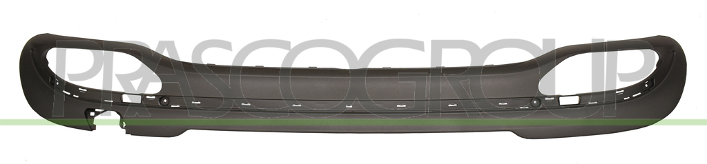 SPOILER DE PARE-CHOCS ARRIERE NOIRE STRUCTURE'-AVEC TROUS PROFIL-MOD. 4 PORTES AMG