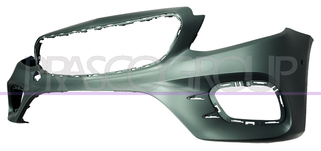 FRONT BUMPER-PRIMED-WITH PARK ASSIST+SENSOR HOLDERS MOD. AMG
