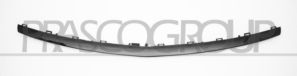 FRONT BUMPER MOLDING-CENTRE-LOWER-BLACK-GLOSSY MOD. AMG NIGHT PACK