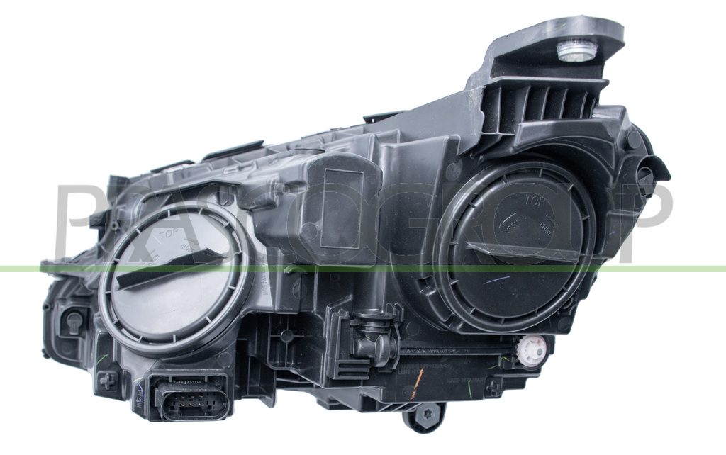 HEADLAMP RIGHT H7+PY21-ELECTRIC-WITH MOTOR-LED-BLACK