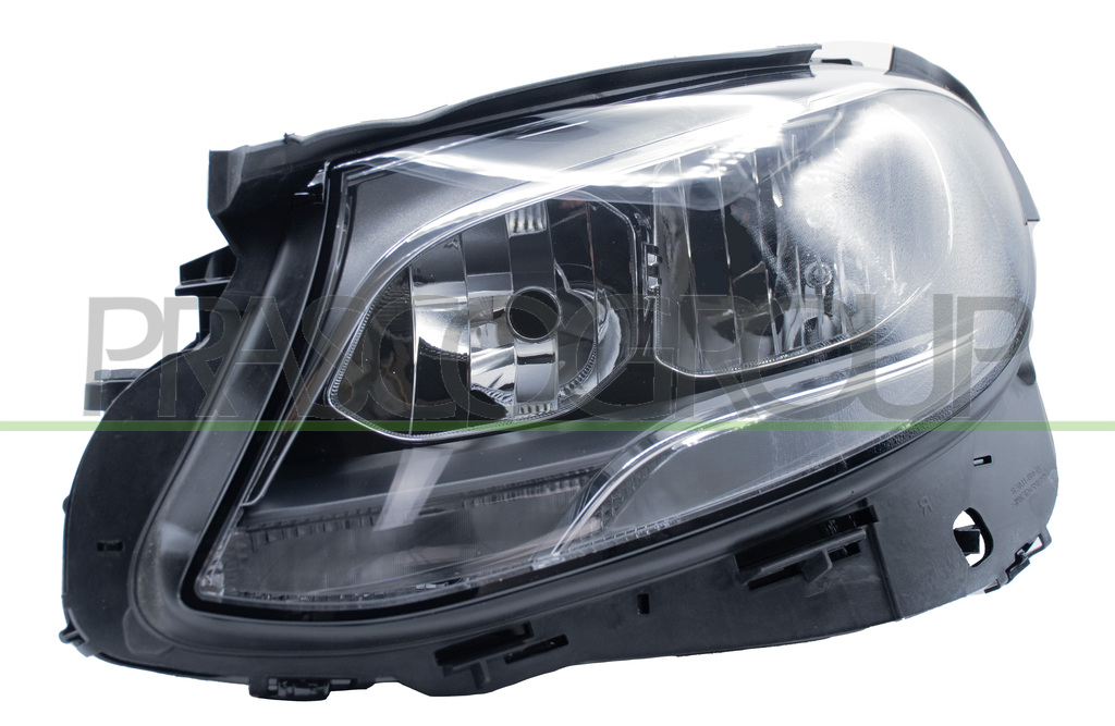 HEADLAMP LEFT H7+PY21-ELECTRIC-WITH MOTOR-LED-BLACK 