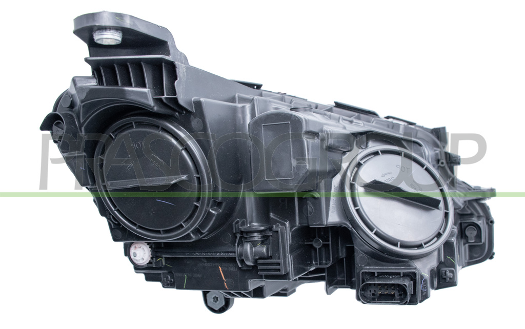 HEADLAMP LEFT H7+PY21-ELECTRIC-WITH MOTOR-LED-BLACK 