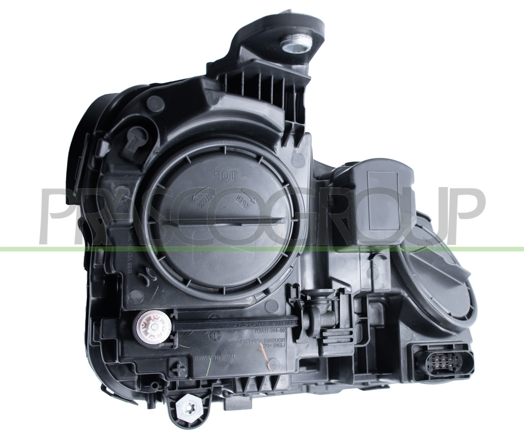 HEADLAMP LEFT H7+PY21-ELECTRIC-WITH MOTOR-LED-BLACK 