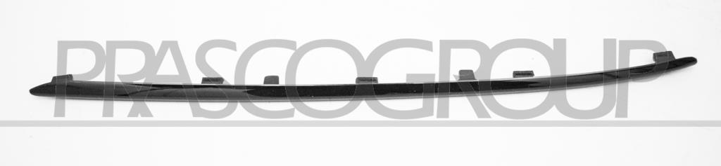 MOULURE DE GRILLE DE CALANDRE SUPERIEURE DROITE-NOIRE BRILLANTE MOD. NIGHT PACK