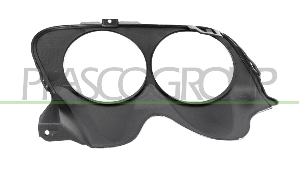 MOULURE POT ECHAPPEMENT PARE-CHOCS ARRIERE DROITE-NOIRE STRUCTURE' MOD. AMG E53