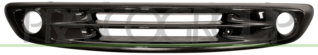 RADIATOR GRILLE-BLACK PAINTED WITH FOG LAMP HOLES