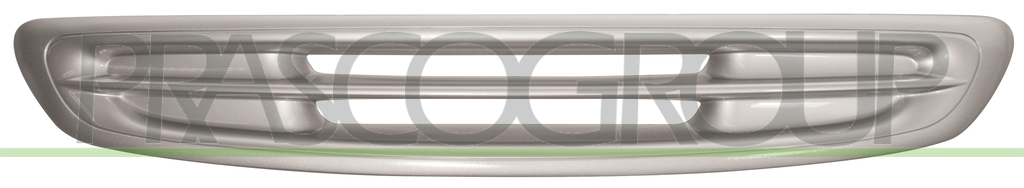RADIATOR GRILLE-GRAY PAINTED-WITHOUT FOG LAMP HOLES