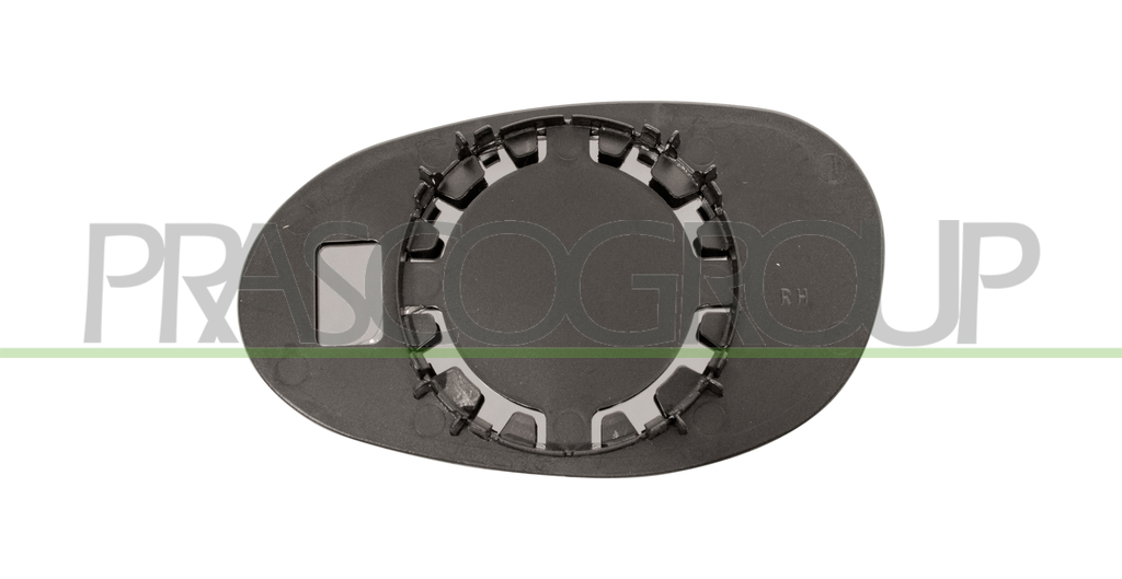 MIRROR GLASS BASE RIGHT-CONVEX