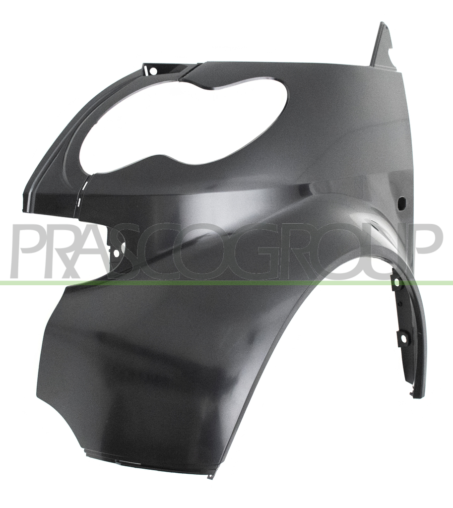 FRONT FENDER LEFT-WITH SIDE REPEATER HOLE