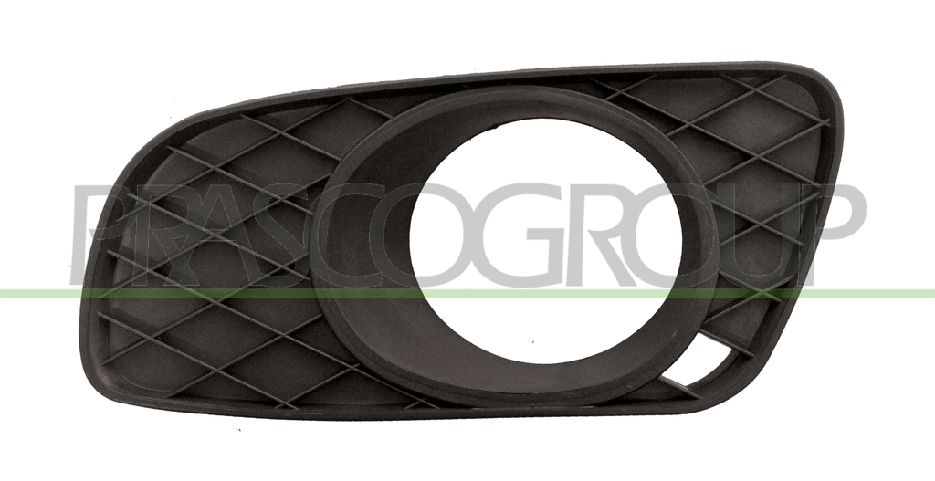 BUMPER GRILLE LEFT-BLACK-WITH FOG LAMP HOLES