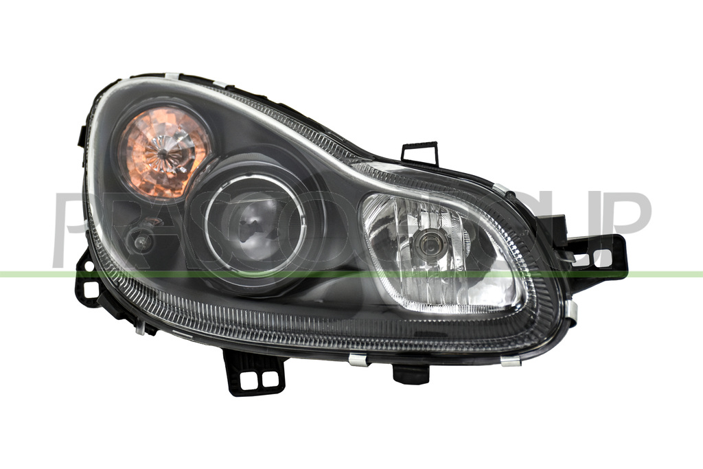 OPTICA DERECHA H7+H7-ELECTRICA-CON MOTOR-NEGRA
