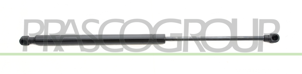 TAILGATE GAS SPRING RIGHT/LEFT - 90 N - L 445 mm - S 176 mm - Ø 18 mm - Ø 8 mm MOD. COUPE'