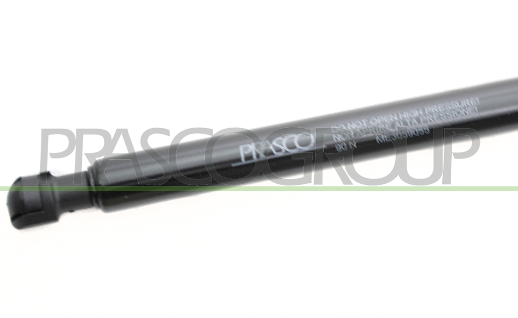 TAILGATE GAS SPRING RIGHT/LEFT - 90 N - L 445 mm - S 176 mm - Ø 18 mm - Ø 8 mm MOD. COUPE'