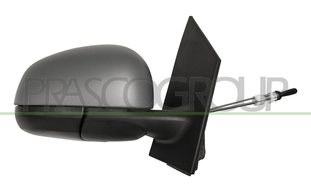 DOOR MIRROR RIGHT-CABLE-PRIMED-WITH SENSOR-CONVEX-2 PINS