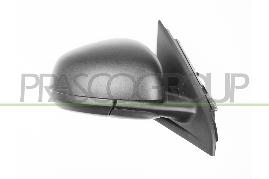 DOOR MIRROR RIGHT-CABLE-BLACK-WITH SENSOR-CONVEX