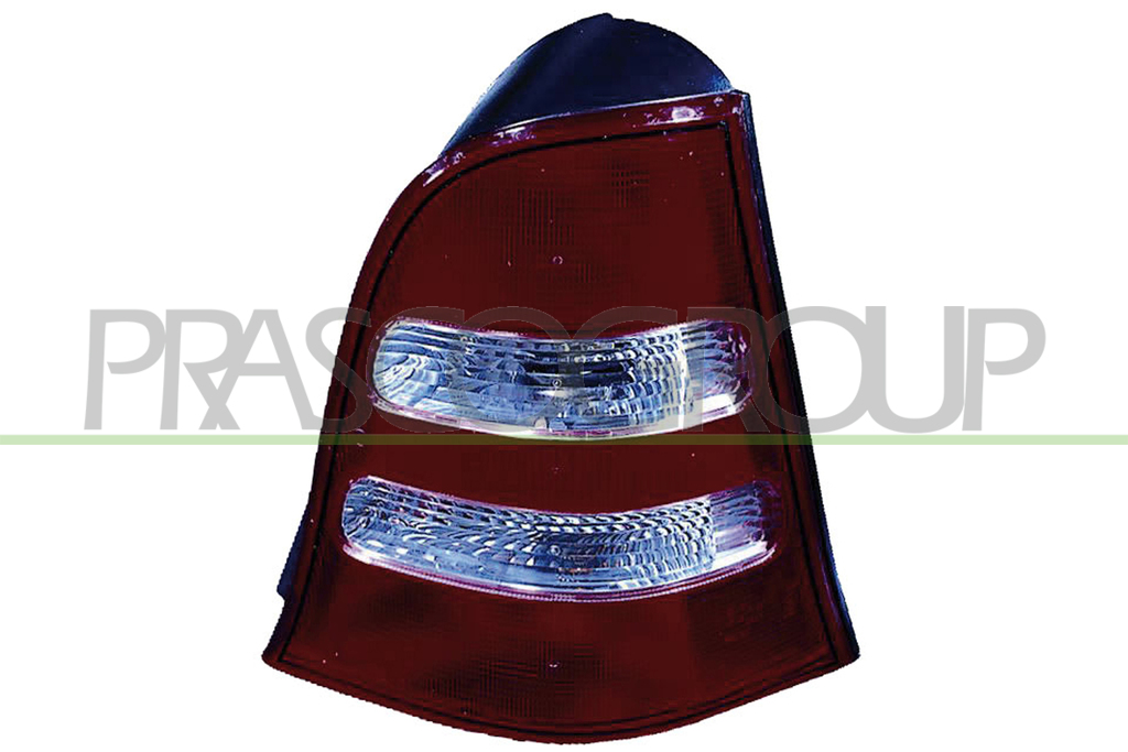 TAIL LAMP RIGHT RED/CLEAR-WITHOUT BULB HOLDER