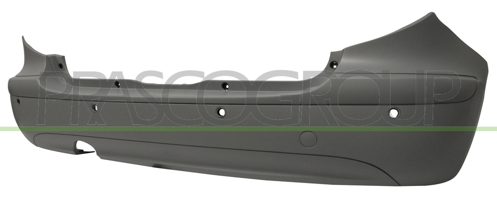 REAR BUMPER-PRIMED-WITHOUT MOLDING HOLES-WITH PDC+SENSOR HOLDERS MOD. CLASSIC