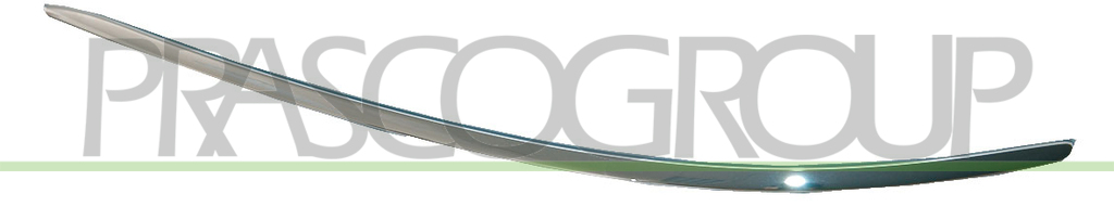 FRONT BUMPER MOLDING-RIGHT-CHROME