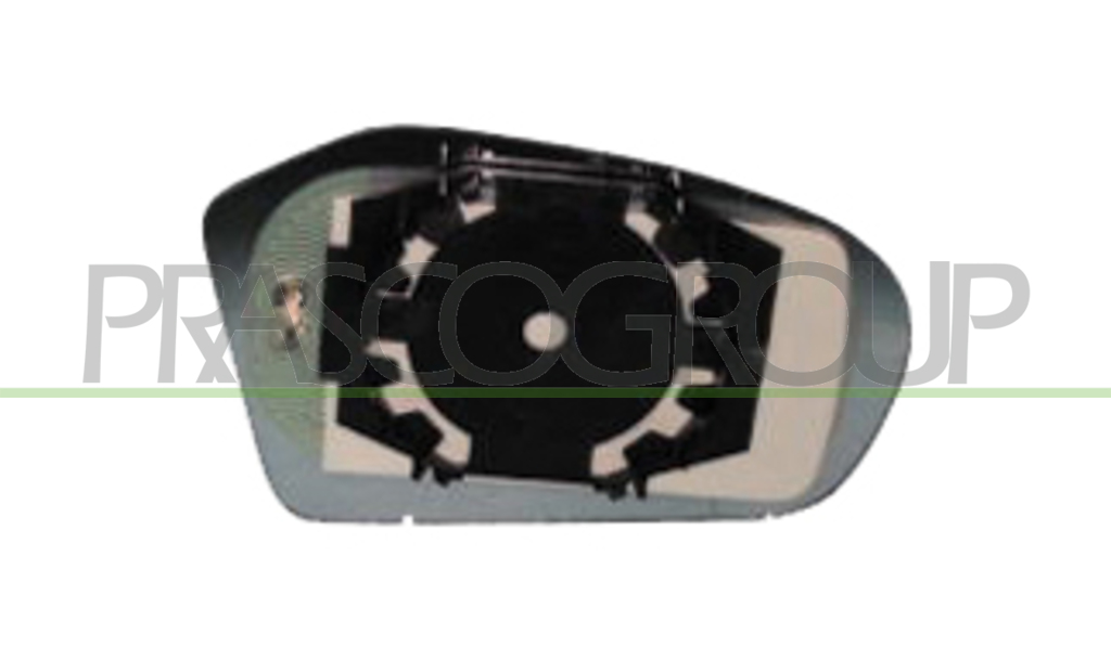 MIRROR GLASS BASE LEFT-ASPHERICAL-CHROME