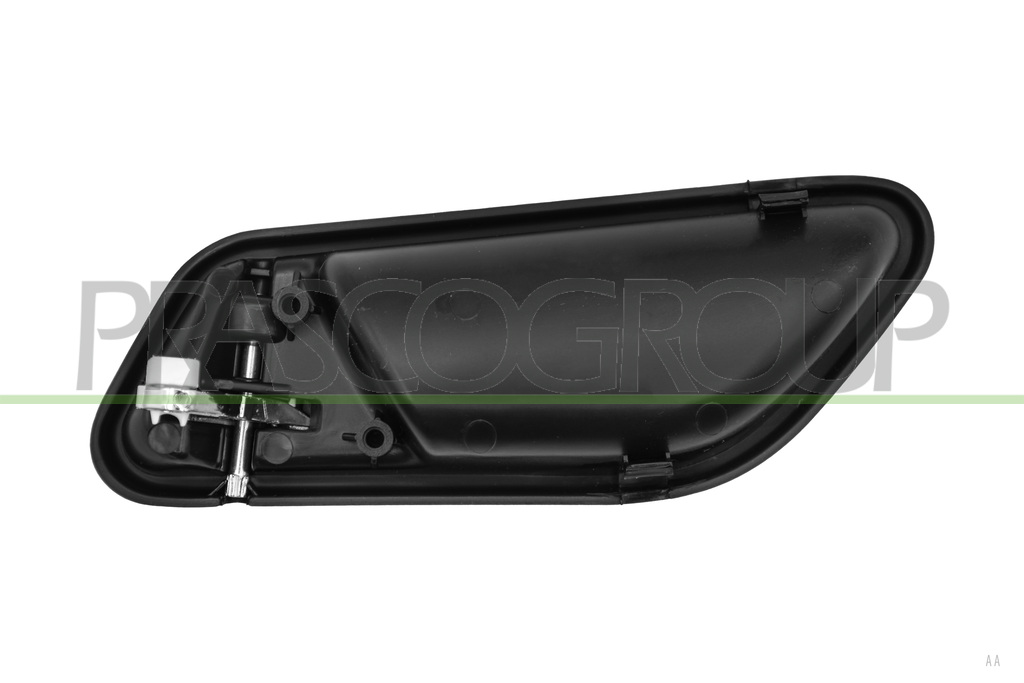 REAR DOOR HANDLE RIGHT-INNER-WITH CHROME LEVER-BLACK HOUSING