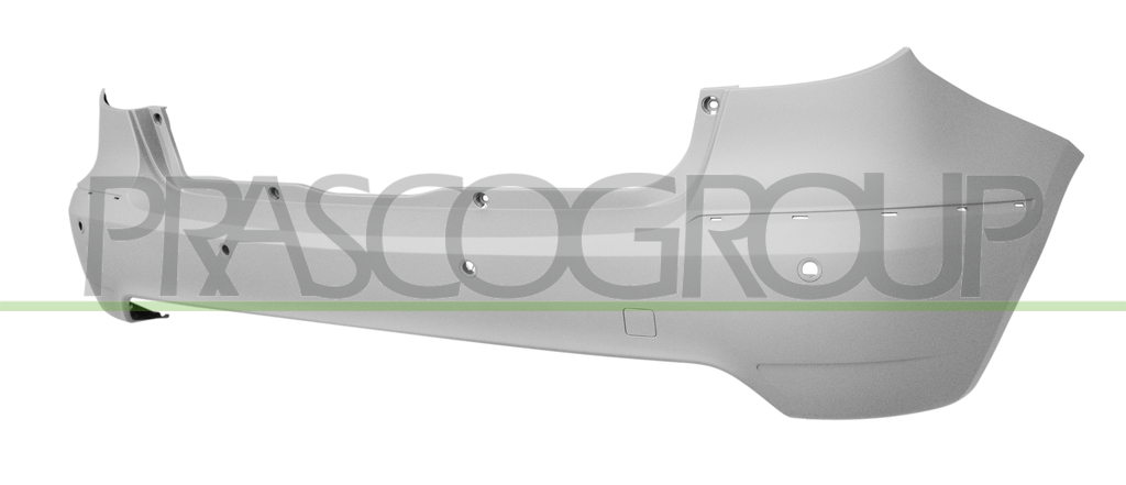 REAR BUMPER-PRIMED-WITH TOW HOOK COVER-WITH PDC+SENSOR HOLDERS-WITH MOLDING HOLES MOD. AVANTGARDE/ELEGANCE