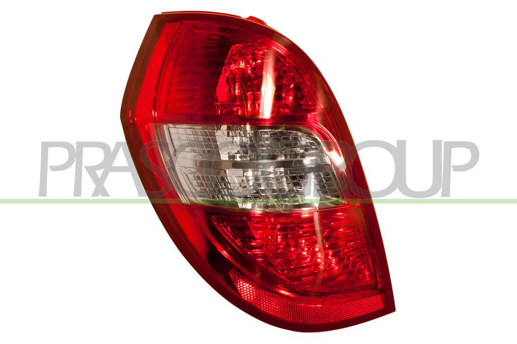 RUECKLEUCHTE LINKS-OHNE FASSUNG-ROT-WEISS MOD. CLASSIC/ELEGANCE