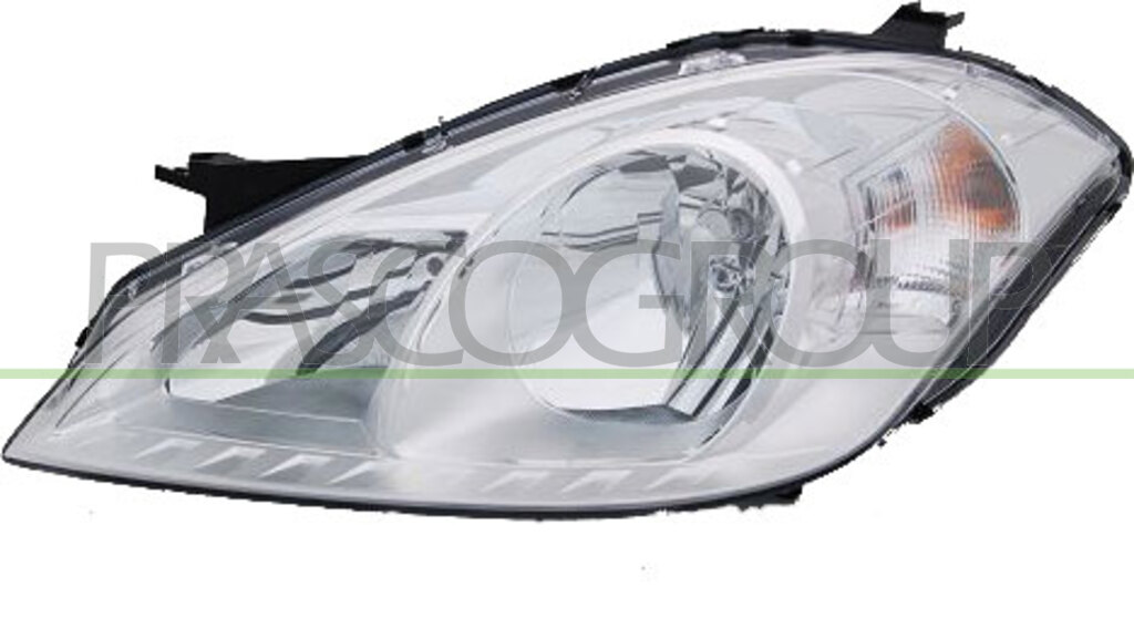 HEADLAMP LEFT H7+H7 WITH MOTOR PNEUMATIC