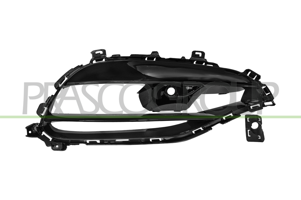 FRONT BUMPER GRILL RIGHT-BLACK-GLOSSY-WITH PDC HOLE+SENSOR HOLDER
