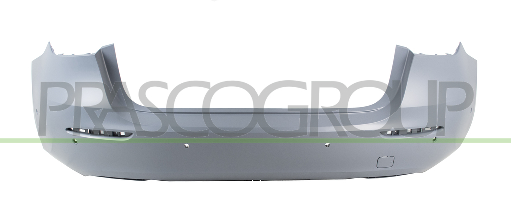 REAR BUMPER-PRIMED-WITH TOW HOOK COVER-WITH HOLES FOR PDC AND PARK ASSIST+SENSOR HOLDERS MOD. 5 DOOR