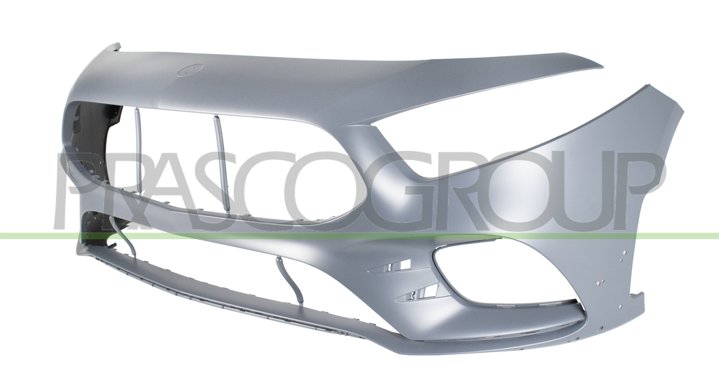 PARAURTI ANTERIORE-CON PRIMER-CON TAPPO COPRI GANCIO-CON TRACCE PDC E PARK ASSIST-CON FORO TELECAMERA MOD. A35 AMG AERODYNAMICS PACKAGE