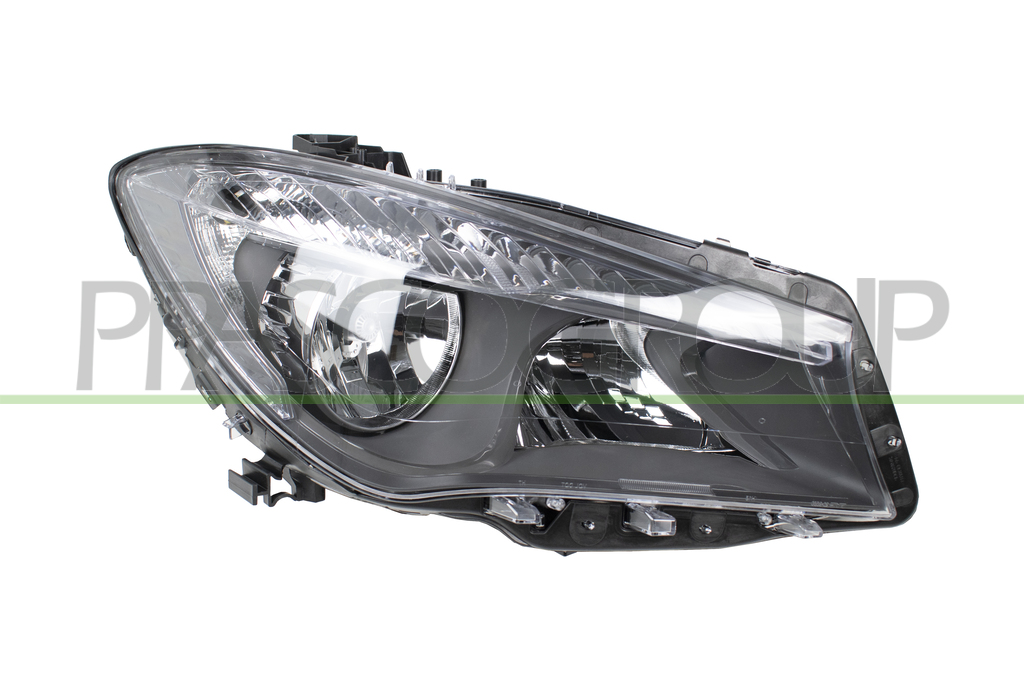 SCHEINWERFER RECHTS-H7+H15-MIT LWR-MIT MOTOR-SCHWARZ