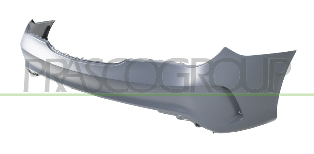 REAR BUMPER-PRIMED-WITH PDC+SENSOR HOLDERS-WITH PARK ASSIST MOD. AMG CLA45