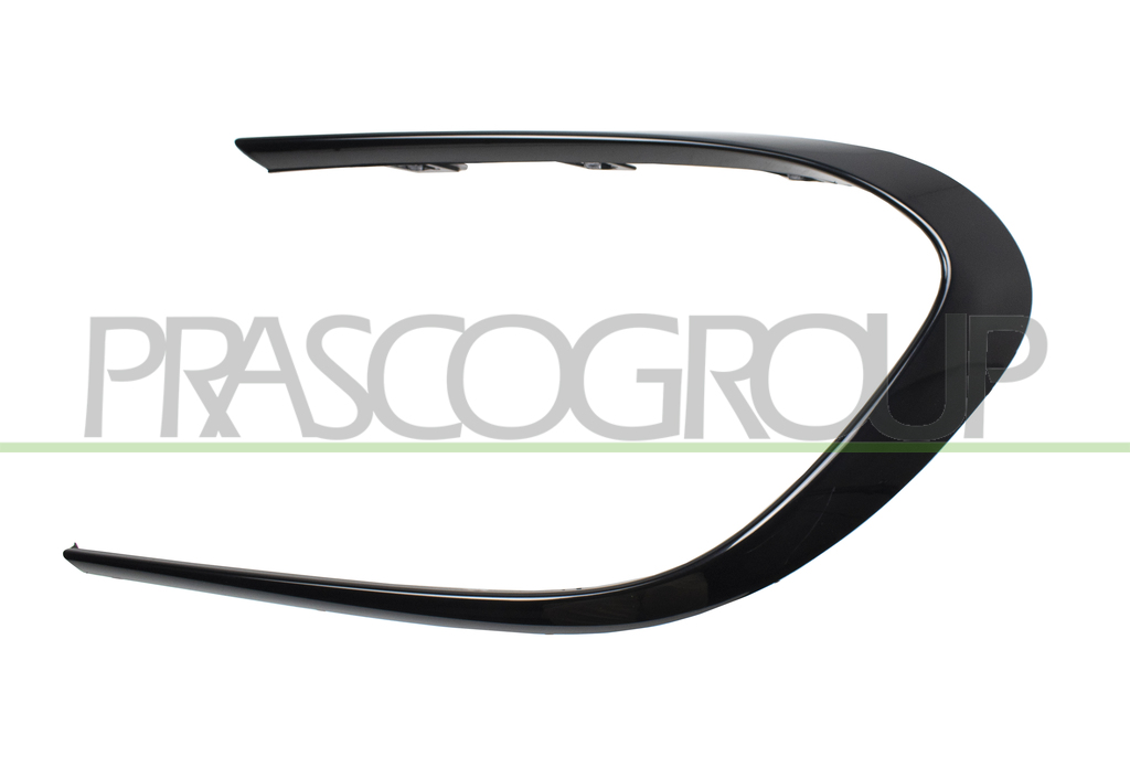 FRONT BUMPER MOLDING-RIGHT-GLOSSY BLACK MOD. AMG CLA45