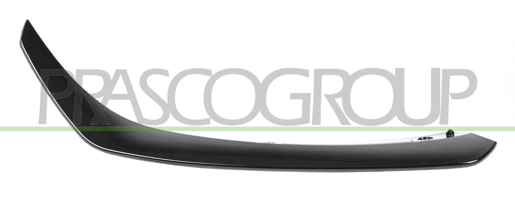 FRONT BUMPER SPOILER RIGHT-BLACK-GLOSSY MOD. AMG CLA 45