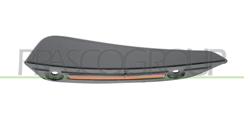 FRONT BUMPER SPOILER-RIGHT SIDE-BLACK-GLOSSY MOD. AMG CLA 45