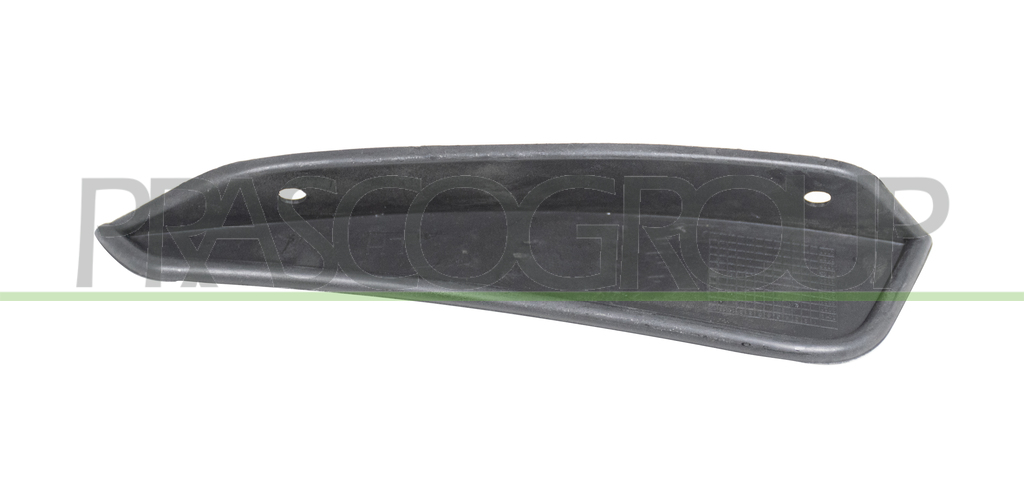 FRONT BUMPER SPOILER-LEFT SIDE-BLACK-GLOSSY MOD. AMG CLA 45