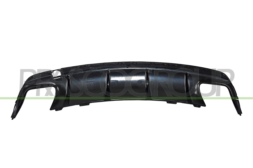 REAR BUMPER SPOILER-BLACK-GLOSSY MOD. CLA45 AMG
