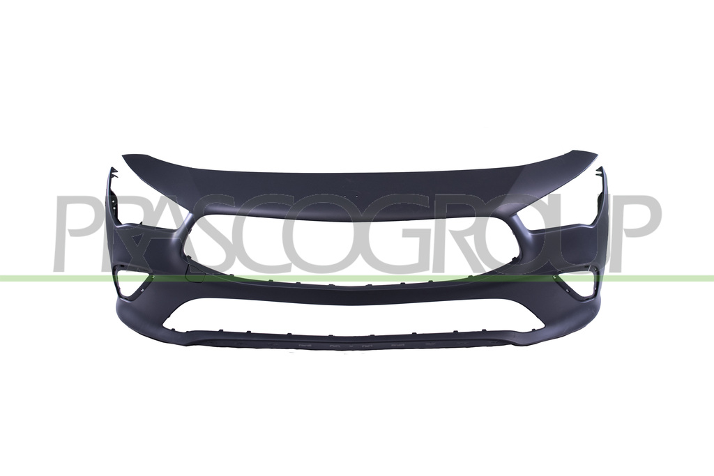 FRONT BUMPER-PRIMED-WITH TOW HOOK COVER-WITH CUTTING MARKS FOR PDC AND PARK ASSIST