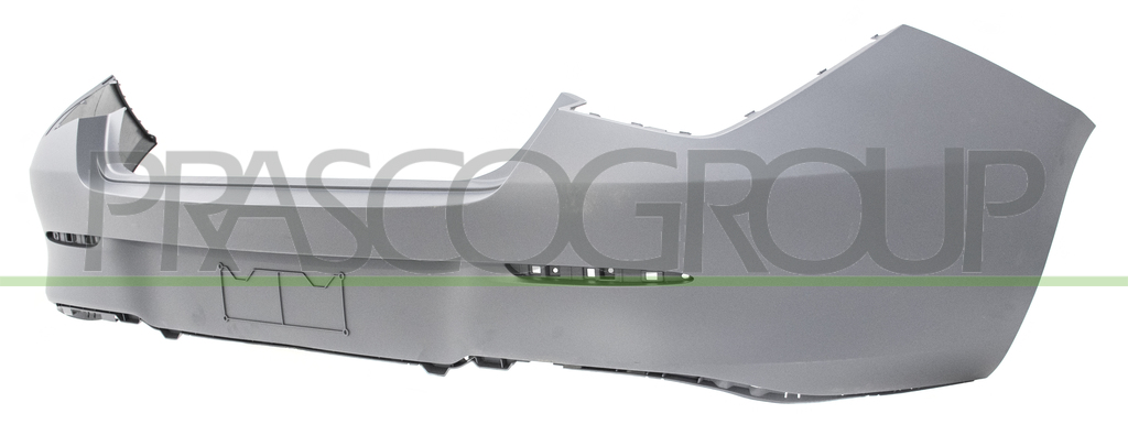 REAR BUMPER-PRIMED-WITH SENSOR CUTTING MARKS