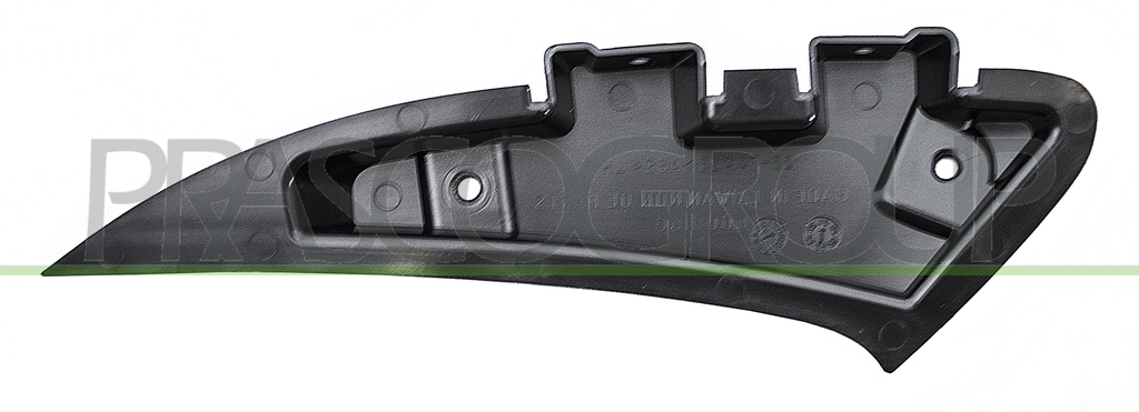 MOULURE DROITE NOIRE BRILLANT DE PARE-CHOCS ARRIERE MOD. AMG