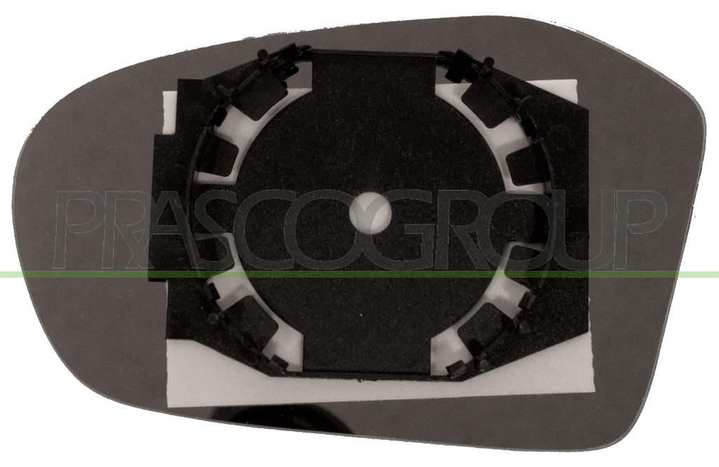 MIRROR GLASS BASE RIGHT-CONVEX-CHROME