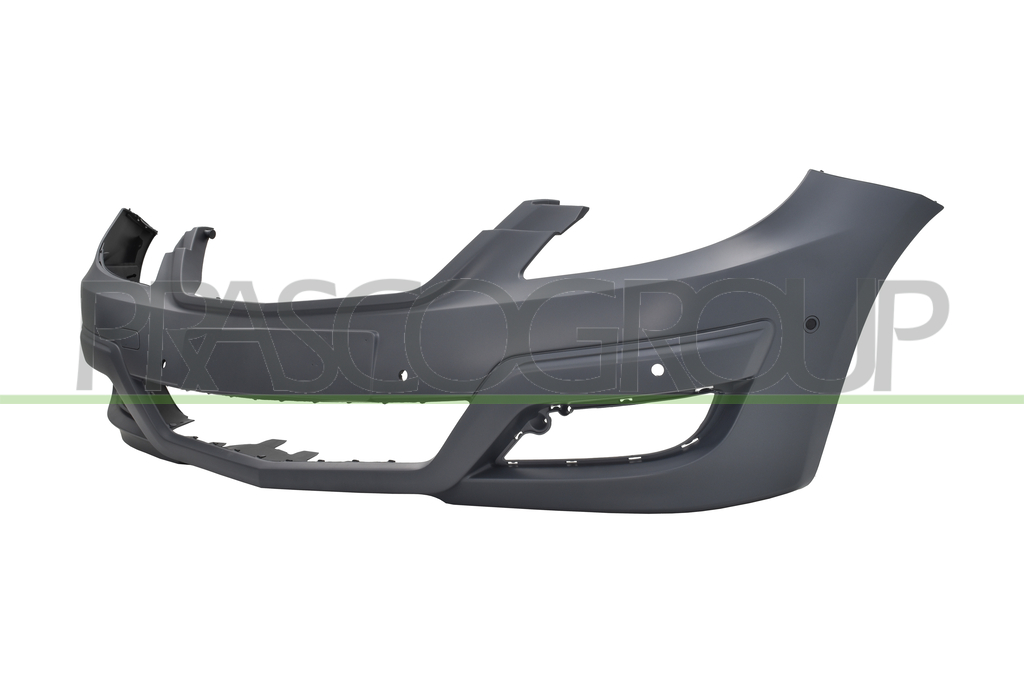 FRONT BUMPER-PRIMED-WITH TOW HOOK COVER-WITH 6 PDC HOLES+SENSOR HOLDERS