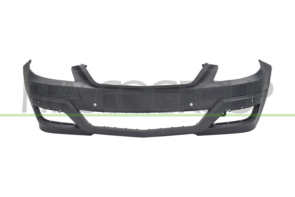 FRONT BUMPER-PRIMED-WITH TOW HOOK COVER-WITH 6 PDC HOLES+SENSOR HOLDERS
