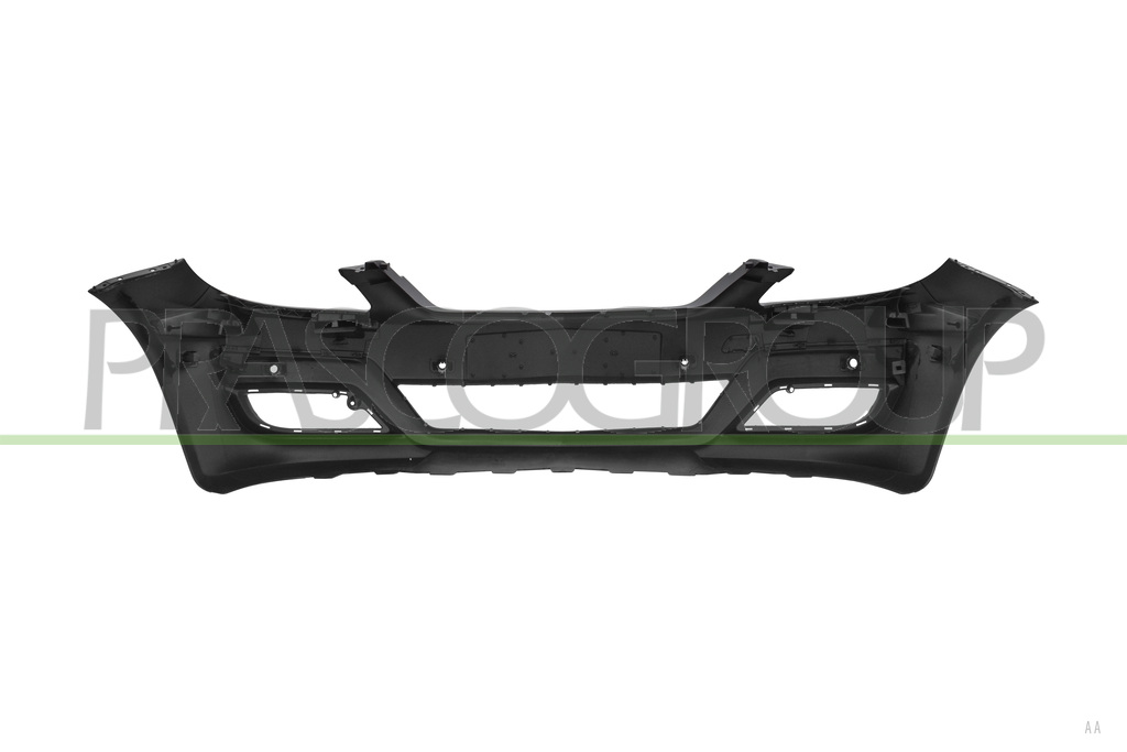 FRONT BUMPER-PRIMED-WITH TOW HOOK COVER-WITH 6 PDC HOLES+SENSOR HOLDERS